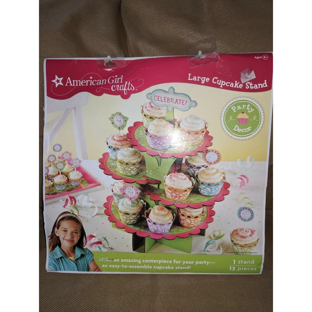 American Girl Crafts - LARGE CUPCAKE STAND - Brand New